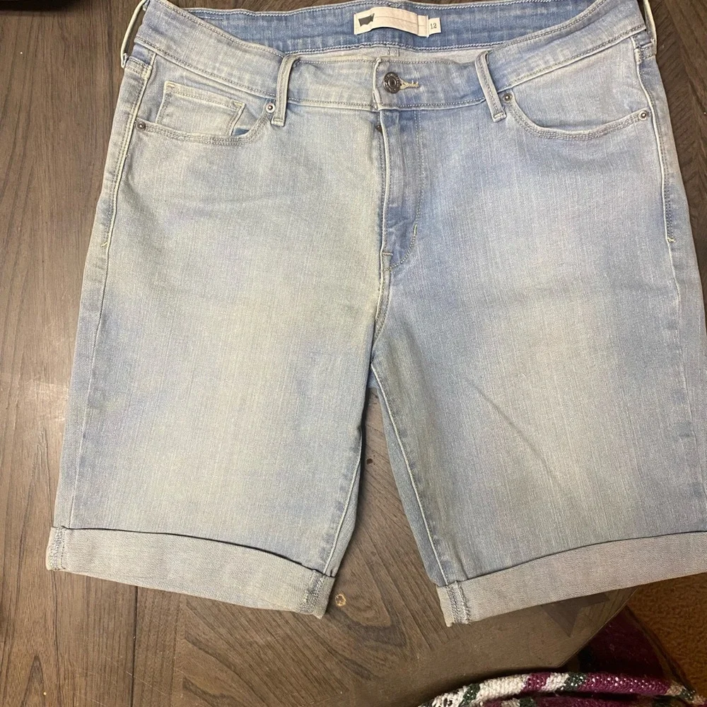 Levi denim knee shorts - Picture 4 of 4